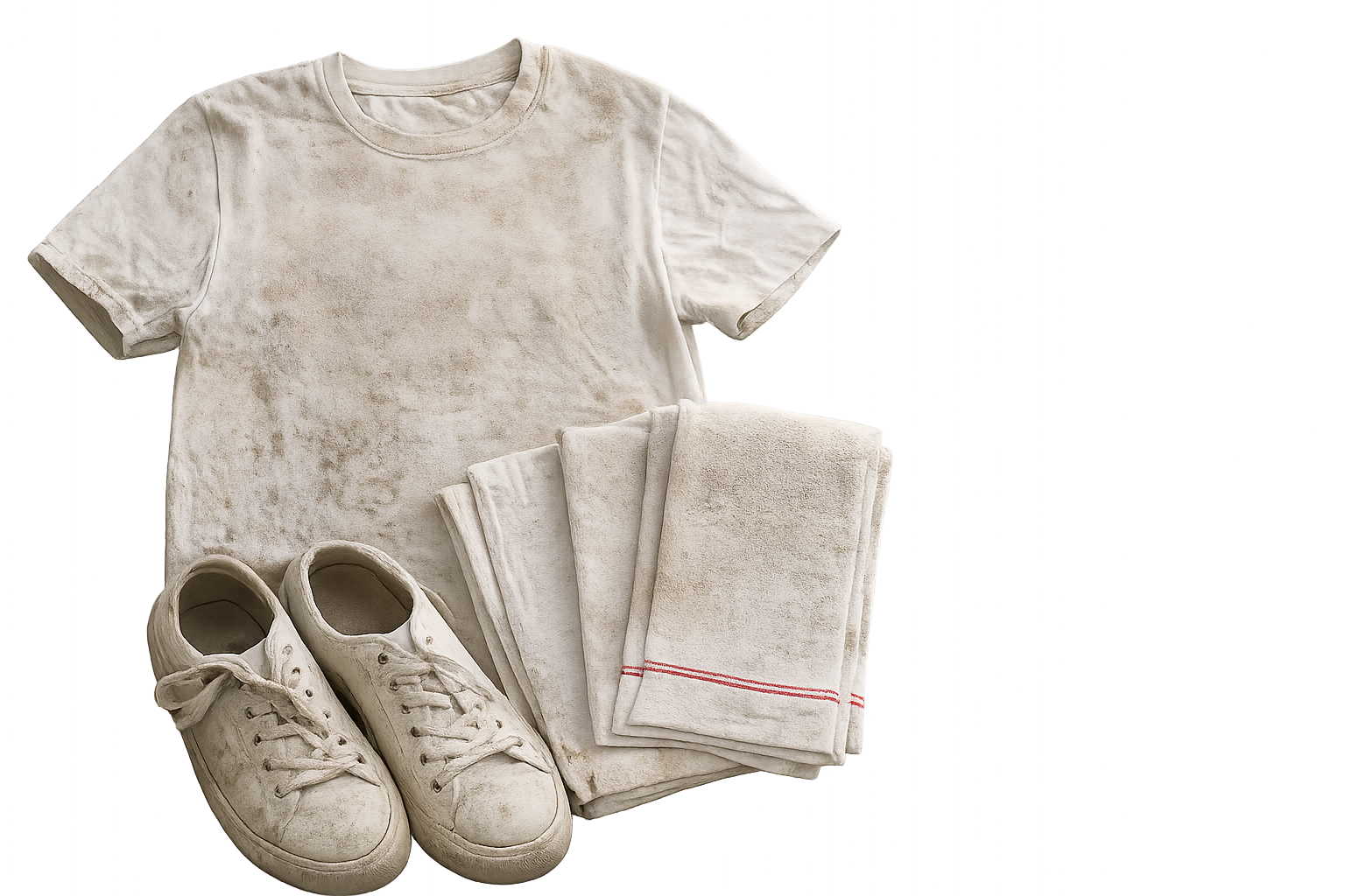 Roupas antes de usar Percarbonato de Sódio
